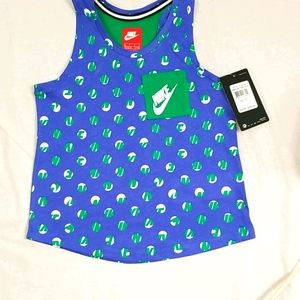 Nike Tank Top Blue Size 6/7